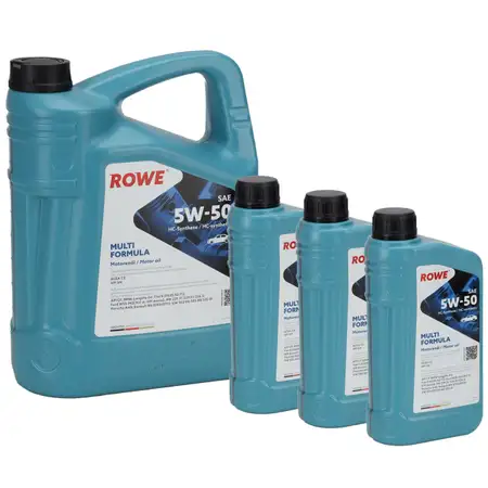 8L 8 Liter ROWE MULTI FORMULA 5W-50 Motor&ouml;l &Ouml;l ACEA C3 API SN BMW LL-04 VW 502/505.00