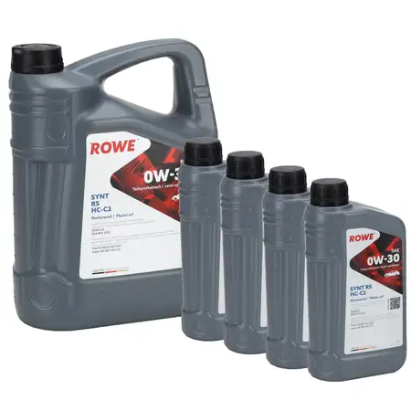 9L 9 Liter ROWE SYNT RS HC-C2 0W-30 Motor&ouml;l &Ouml;l ACEA C2 PSA B712312 Fiat 9.55535-DS1/GS1