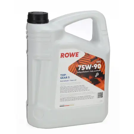 5L 5 Liter ROWE TOPGEAR S SAE 75W-90 Getriebe&ouml;l Schaltgetriebe&ouml;l API GL-4 GL-5