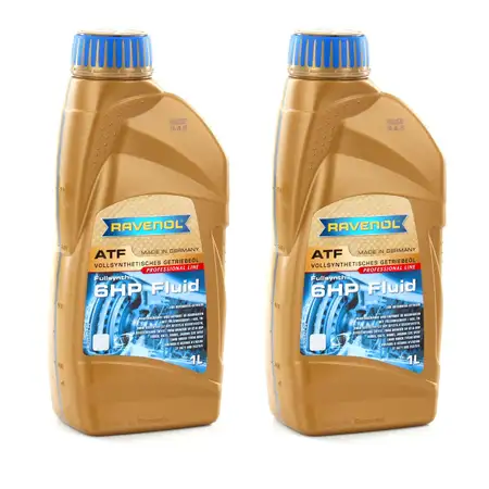 RAVENOL Getriebe&ouml;l Automatik&ouml;l Automatikgetriebe&ouml;l ATF 6HP Fluid 2 Liter 2 L