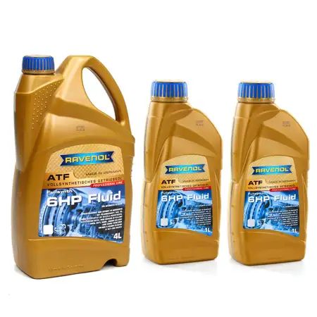 RAVENOL Getriebe&ouml;l Automatik&ouml;l Automatikgetriebe&ouml;l ATF 6HP Fluid 6 Liter 6L