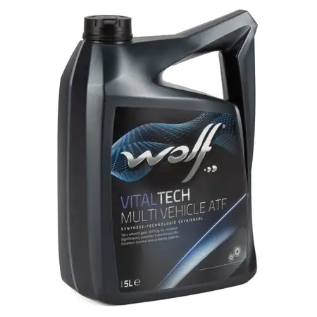 5L 5 Liter WOLF VITALTECH MULTI VEHICLE ATF Getriebe&ouml;l Automatikgetriebe&ouml;l