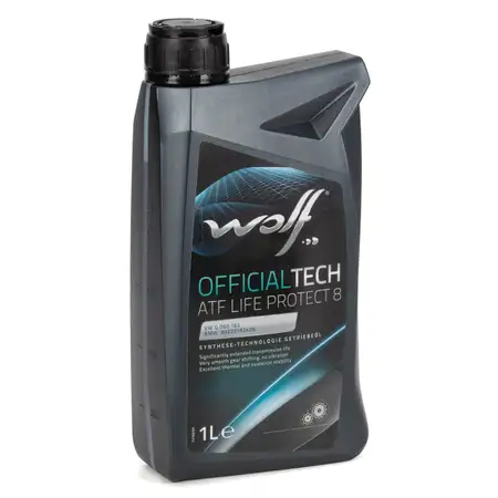 1L 1 Liter WOLF OFFICIALTECH ATF LIFE PROTECT 8 Automatikgetriebe&ouml;l f&uuml;r ZF 6/8/9-Gang