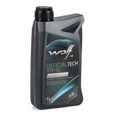 1L 1 Liter WOLF OFFICIALTECH ATF 9G Automatikgetriebe&ouml;l f&uuml;r MERCEDES 9-Gang MB 236.17