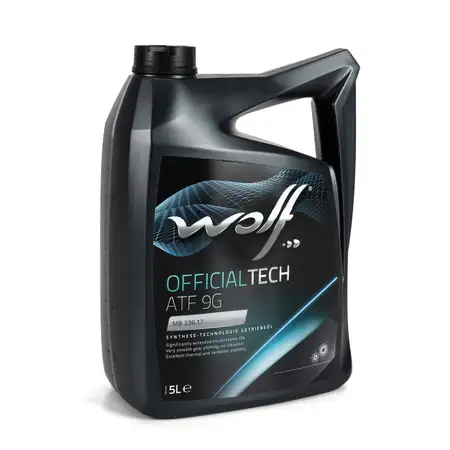 5L 5 Liter WOLF OFFICIALTECH ATF 9G Automatikgetriebe&ouml;l f&uuml;r MERCEDES 9-Gang MB 236.17