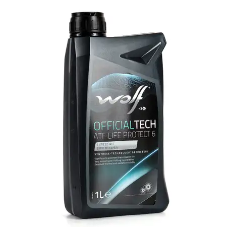 1L 1 Liter WOLF OFFICIALTECH ATF LIFE PROTECT 6 Automatikgetriebe&ouml;l f&uuml;r ZF 6-Gang