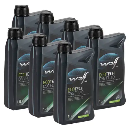 7L 7 Liter WOLF ECOTECH DSG FLUID Automatikgetriebe&ouml;l f&uuml;r Doppelkupplungsgetriebe DCT