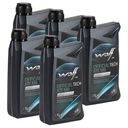 5L 5 Liter WOLF OFFICIALTECH ATF MB Automatikgetriebe&ouml;l f&uuml;r MERCEDES 7-Gang MB 236.14