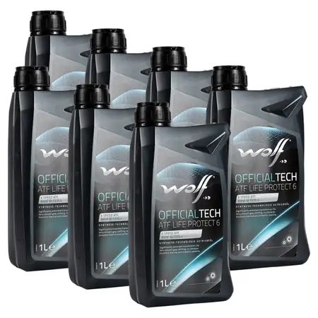 7L 7 Liter WOLF OFFICIALTECH ATF LIFE PROTECT 6 Automatikgetriebe&ouml;l f&uuml;r ZF 6-Gang