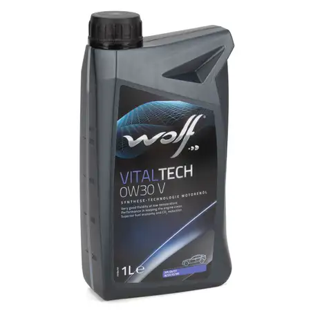 1L 1 Liter WOLF VITALTECH 0W30 V Motor&ouml;l &Ouml;l VOLVO VCC 95200377 BMW Longlife-01 FE