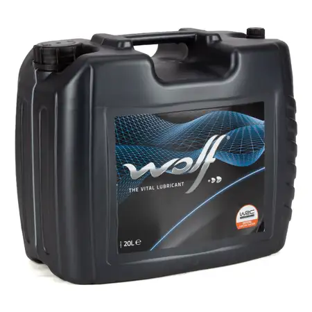 20L 20 Liter WOLF OFFICIALTECH 5W20 MS-FE Motor&ouml;l &Ouml;l ACEA A1/B1-12 C5 FORD WSS-M2C948-A/B