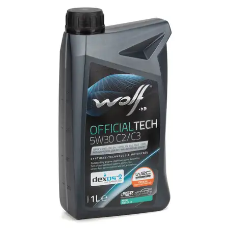 1L 1 Liter WOLF OFFICIALTECH 5W30 C2/C3 Motor&ouml;l BMW LL-04 dexos2 MB 229.51/52 VW 505.00/01