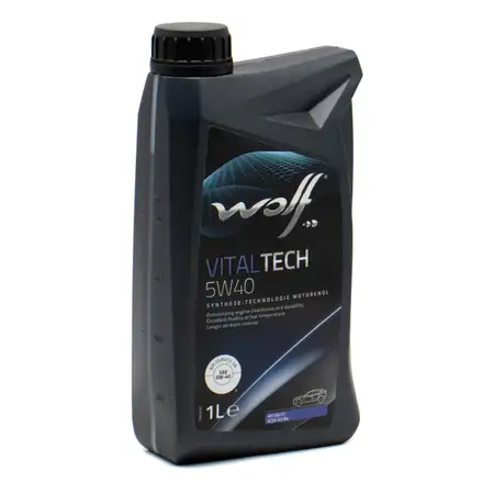 1L 1 Liter WOLF VITALTECH 5W40 Motor&ouml;l &Ouml;l BMW LL-01 PSA B71 2296 VW 502/505.00