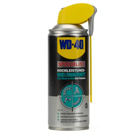 WD-40 SPECIALIST Lithiumfett Hochleistungs- wei&szlig;es Lithiumspr&uuml;hfett 400ml