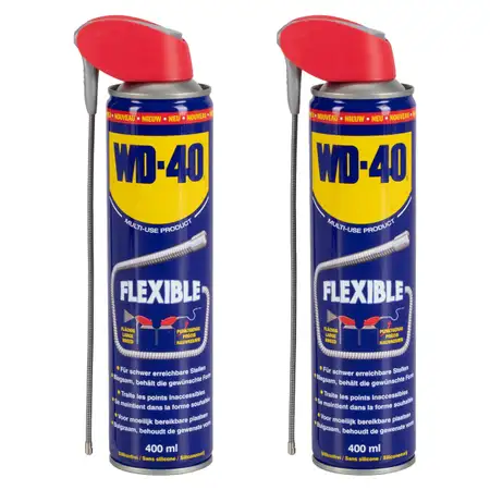 2x 400ml WD-40 31692 FLEXIBLE Multifunktions&ouml;l Kriech&ouml;l Rostl&ouml;ser Mehrzweck&ouml;l Vielzweck