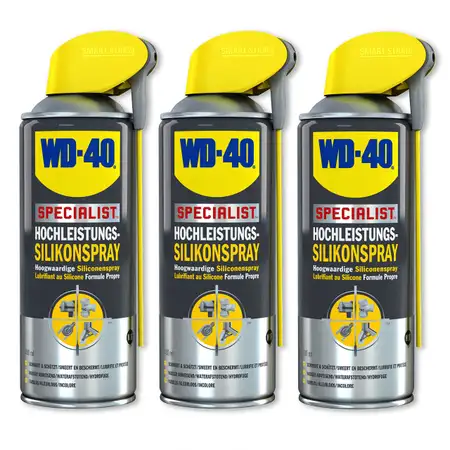 WD-40 SPECIALIST 49377 Silikonspray Hochleistungssilikonspray 3x 400ml