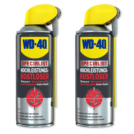 WD-40 SPECIALIST 49348 Rostl&ouml;ser Hochleistungsrostl&ouml;ser f&uuml;r SMART STRAW 2x 400ml