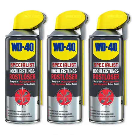 WD-40 SPECIALIST 49348 Rostl&ouml;ser Hochleistungsrostl&ouml;ser f&uuml;r SMART STRAW 3x 400ml