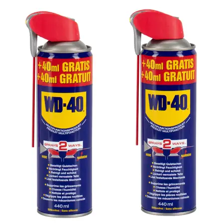 2x 440ml WD-40 491093 SMARTSTRAW Multifunktions&ouml;l Vielzweck Rostl&ouml;ser Spray