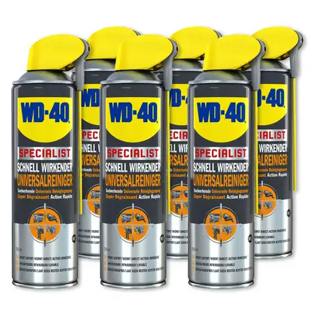 WD-40 SPECIALIST 49392 Universalreiniger L&ouml;sungsmittelreiniger 6x 400ml