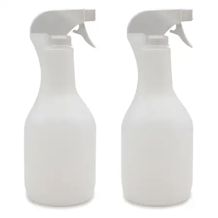 2x 1L Spr&uuml;hflasche Pumpzerst&auml;uber Pumpspr&uuml;hflasche WEISS mit Spr&uuml;hkopf UNBEF&Uuml;LLT