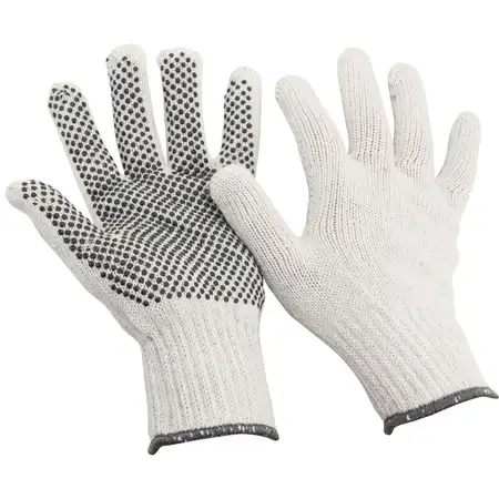 Handschuhe Arbeitshandschuhe BAUMWOLLE - GENOPPT Gr&ouml;&szlig;e 10 / XL (1 Paar)