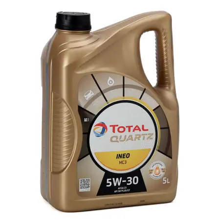 5L 5 Liter TOTAL QUARTZ INEO MC3 5W-30 Motor&ouml;l MB 229.52 BMW LL-04 VW 505.01