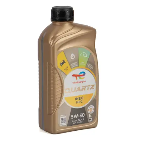 1L 1 Liter TOTAL QUARTZ INEA MDC 5W-30 Motor&ouml;l &Ouml;l MB 229.52 Dexos2 Opel OV0401547D30