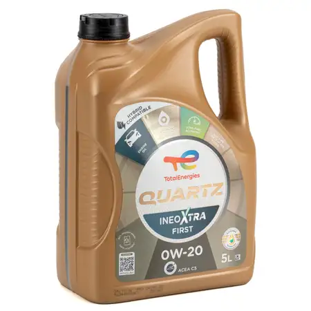 5L 5 Liter TOTAL Motor&ouml;l &Ouml;l QUARTZ INEO XTRA FIRST 0W-20 0W20 PSA B71 2010