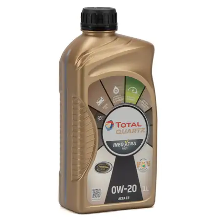 1L 1 Liter TOTAL QUARTZ INEO XTRA FIRST 0W-20 0W20 Motor&ouml;l &Ouml;l PSA B71 2010