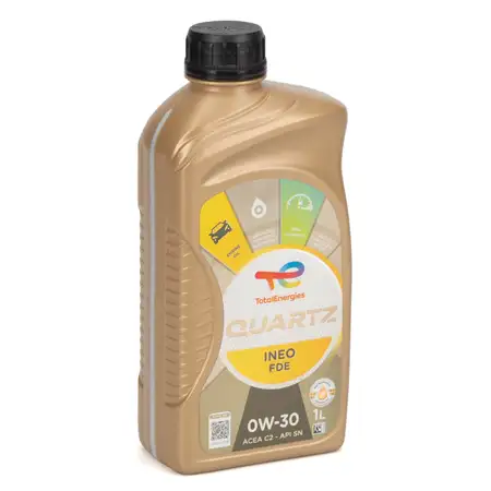 1L 1 Liter TOTAL QUARTZ INEO FDE 0W-30 Motor&ouml;l &Ouml;l Ford WSS-M2C950-A STJLR.03.5007