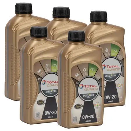 5L 5 Liter TOTAL QUARTZ INEO XTRA FIRST 0W-20 0W20 Motor&ouml;l &Ouml;l PSA B71 2010