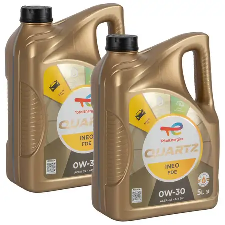 10L 10 Liter TOTAL QUARTZ INEO FDE 0W-30 Motor&ouml;l Ford WSS-M2C950-A STJLR.03.5007