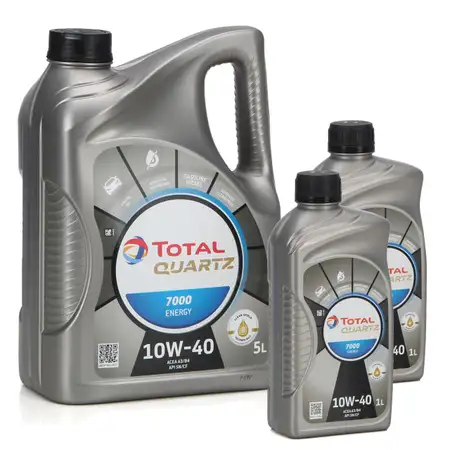 7L 7 Liter TOTAL QUARTZ 7000 ENERGY Motor&ouml;l &Ouml;l 10W-40 10W40 VW 501.01/505.00