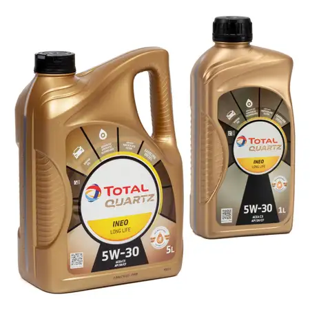 6L 6 Liter TOTAL QUARTZ INEO LONGLIFE 5W30 Motor&ouml;l &Ouml;l VW 504/507.00 MB 229.51