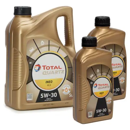 7L 7 Liter TOTAL QUARTZ INEO MC3 5W-30 Motor&ouml;l MB 229.52 BMW LL-04 VW 505.01