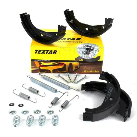 TEXTAR 91045500 Bremsbacken + Federn Satz BMW 3er E36 316i 318i 318tds hinten