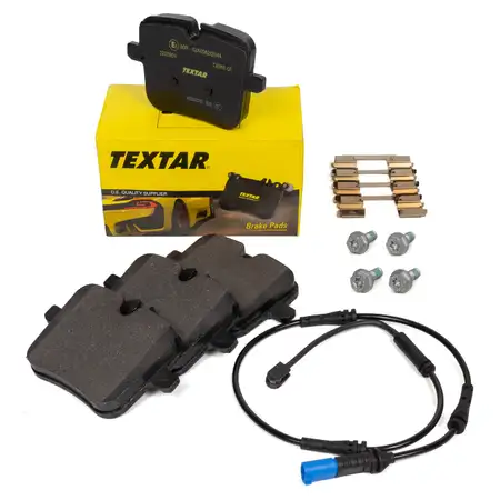 TEXTAR 2203901 Bremsbel&auml;ge + Wako BMW X5 G05 X5M F95 X6 G06 X6M F96 X7 G07 M50i hinten