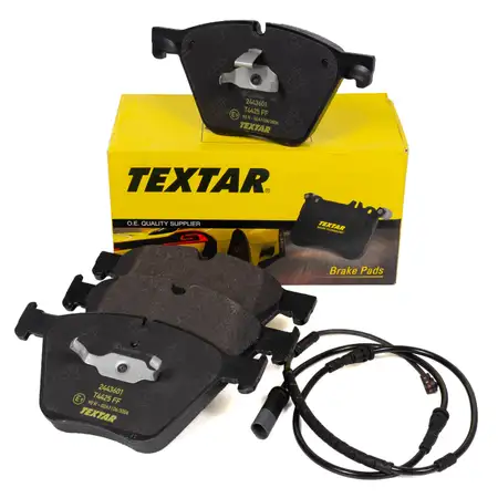 TEXTAR 2443601 Bremsbel&auml;ge + Warnkontaktsensor BMW 5er F07 Gran Turismo 7er F1-04 vorne