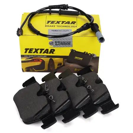 TEXTAR 2621201 Bremsbel&auml;ge + Warnkontaktsensor BMW 2er F44 218i M235i 216-220d hinten