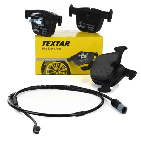 TEXTAR 2551401 Bremsbel&auml;ge + Wako BMW 3er F30 F31 F34 4er F32 F33 F36 hinten