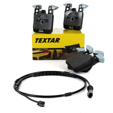 TEXTAR 2502902 Bremsbel&auml;ge + Wako BMW 1er F20 F21 2er F22 F23 3er F30-34 4er F32-36 hinten