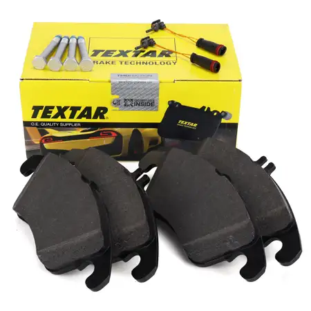 TEXTAR 2431001 Bremsbel&auml;ge + 2x Warnkontaktsensor MERCEDES C204 A207 S212 vorne