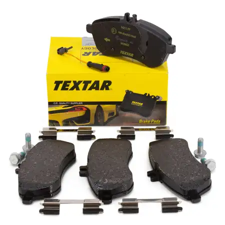 TEXTAR 2430602 Bremsbel&auml;ge + Warnsensor MERCEDES C-Klasse W204 S204 C180 C180/200CDI vorne