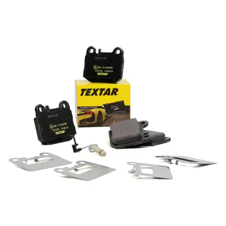 TEXTAR 2315702 Bremsbel&auml;ge + Wako MERCEDES M-Klasse W163 ML320 ML350 ML270CDI hinten