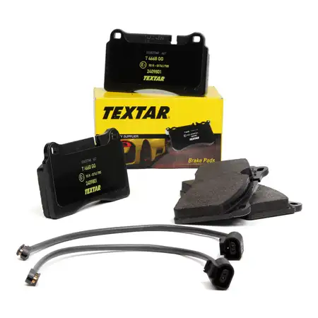 TEXTAR 2409801 Bremsbel&auml;ge + Wako VW Touareg (7P5) PR-1LC/1LE vorne