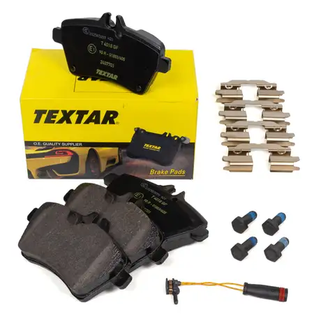 TEXTAR 2407701 Bremsbel&auml;ge + Wako MERCEDES A-Klasse W169 A150 A160 A160CDI vorne