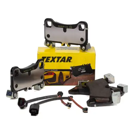 TEXTAR 2461401 Bremsbel&auml;ge + Warnkontaktkabel VW Touareg (7L) 2ED hinten