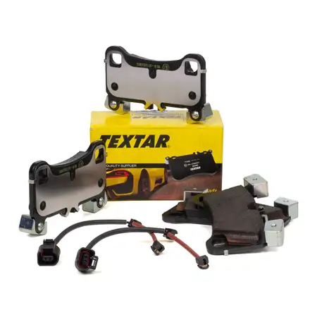 TEXTAR 2461401 Bremsbel&auml;ge + Wako AUDI Q7 (4LB) 1KD PORSCHE Cayenne (9PA) 1KP hinten