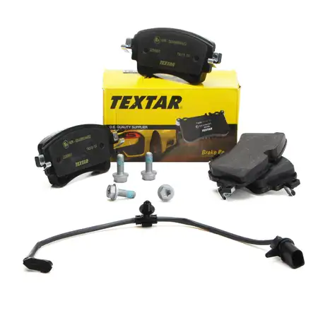 TEXTAR 2230801 Bremsbel&auml;ge + Wako AUDI A4 (B9) A5 (F5) VW Touareg (CR7) hinten